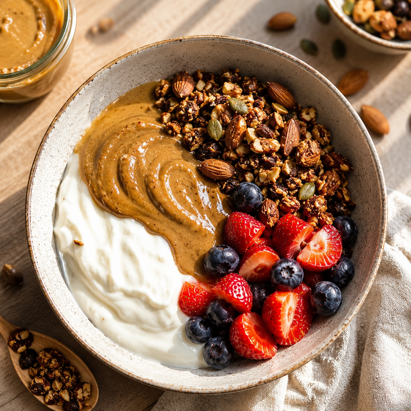 Petit-déjeuner keto facile : comment allier granola keto et pâte à tartiner low-carb pour un matin gourmand et sans gluten ?