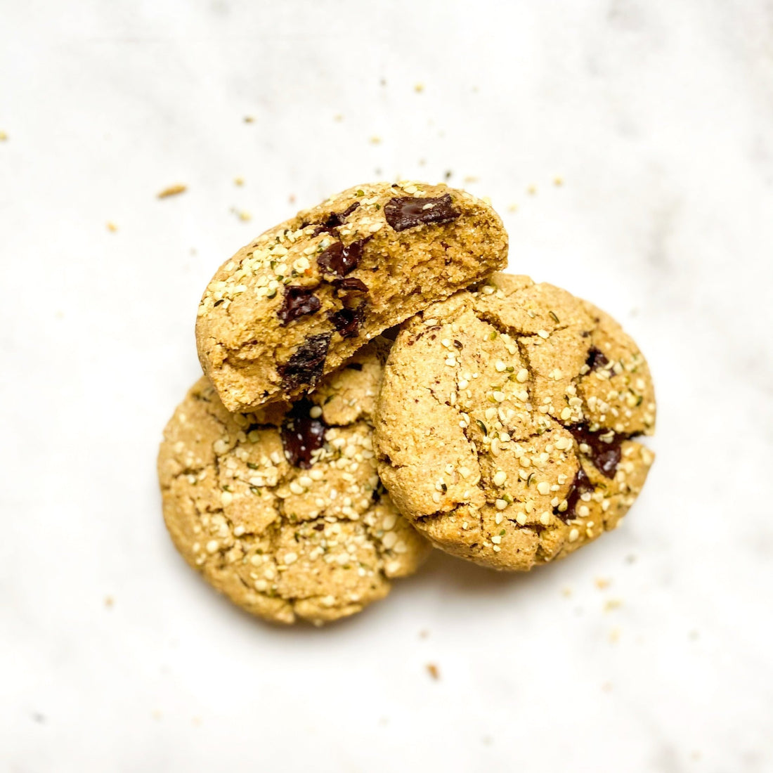 Cookies au chocolat et sésame keto vegan sans gluten Holy Blends