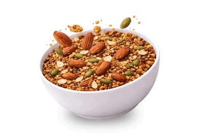 Granola Keto Crunch | Sans sucre & faible glucides | Healthy | Holy Blends