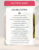 E-book 15 recettes de desserts collations et petits-déjeuners anti-inflammatoires vegan sans gluten cétogène Holy Blends
