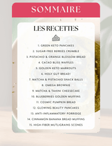E-book 15 recettes de desserts collations et petits-déjeuners anti-inflammatoires vegan sans gluten cétogène Holy Blends
