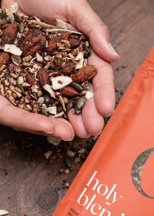 Granola Keto Crunch Holy Blends produit healthy pour petit-déjeuner équilibré
