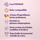 Granola Holy Blends - Low FODMAP keto-compatible ingrédients bruts plantes adaptogènes sans avoine sans huile de tournesol