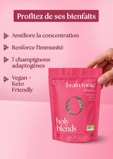 Bienfaits granola brain tonic Holy Blends énergie durable et digestion légère